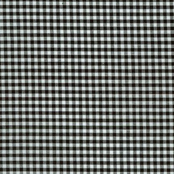 Carolina Gingham - Black 1/8"- Sold by the 1/2 yard | COUNTRY & CLOTH