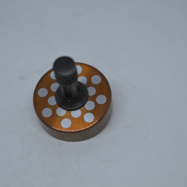 Cu/ Al over Blue Steel Precision Spinning Top