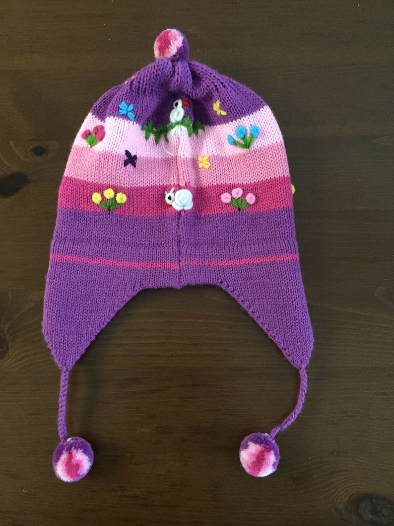 Kids Peruvian beanie size 1 to 3 yold