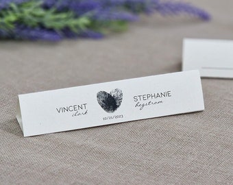 Personalized PLACE CARDS for Weddings (Set of 20/30/40/50/100) Wedding Table Settings