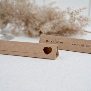 CARTÕES DE LUGAR personalizados para casamentos (conjunto de 30/40/50/100) Configurações de mesa de casamento