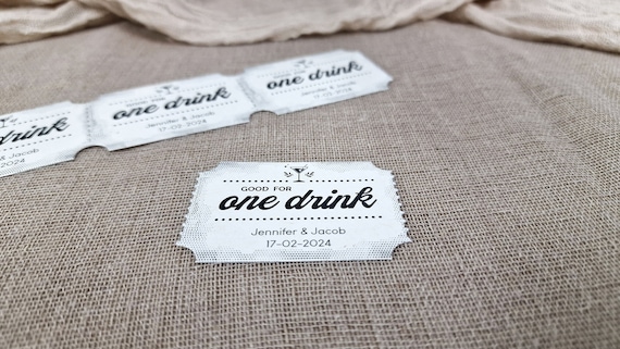 Personalized DRINK TICKETS / Vouchers / Tokens for Free Personalized DRINK TICKETS / Vouchers / Tokens for Free