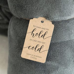 Etichette personalizzate per bomboniere di nozze "Da avere e da tenere"