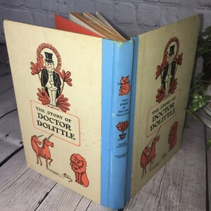 Vintage 1948 The Story of Doctor Dolittle Hugh Lofting Junior Deluxe Editions