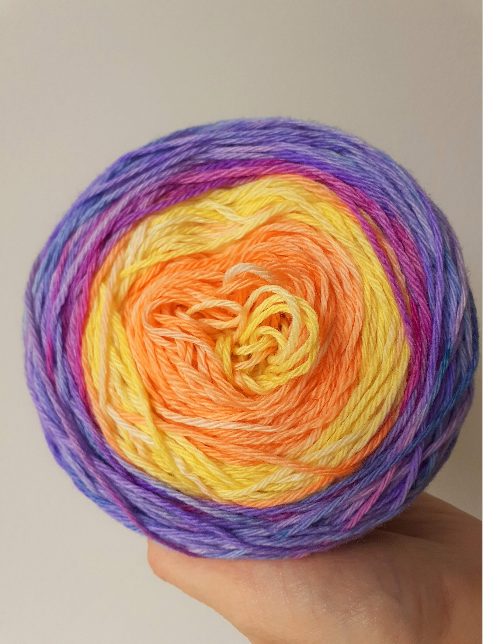 Hand dyed Gradient yarn/Sport yarn/Merino fingering Etsy