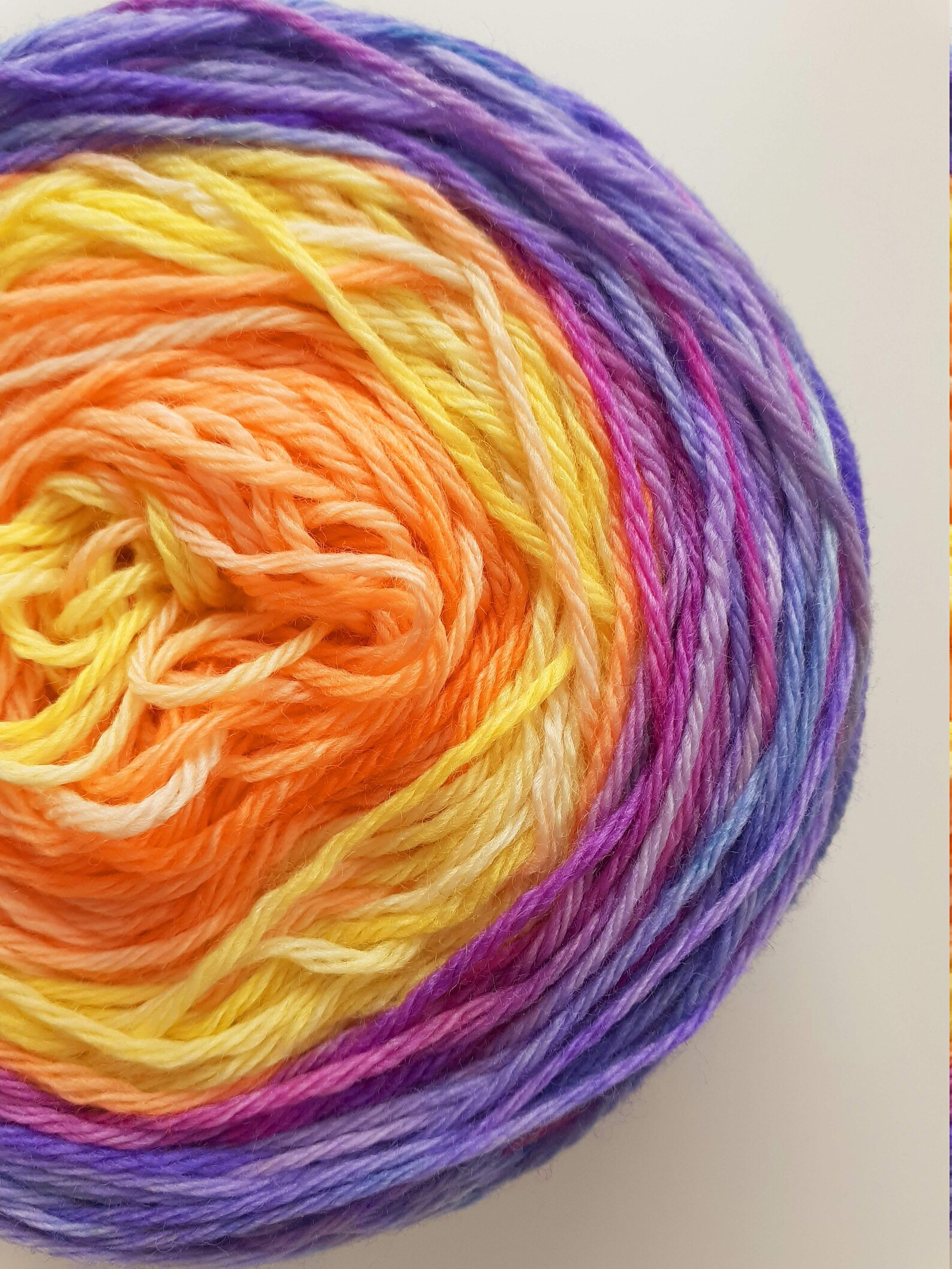 Hand dyed Gradient yarn/Sport yarn/Merino fingering Etsy