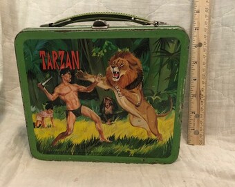Vintage Tarzan Metal Lunchbox 1966
