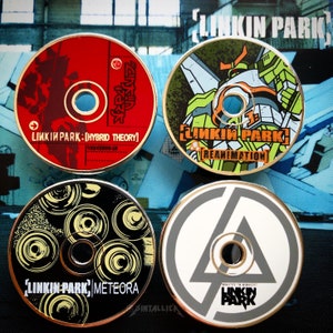 LP CDs Hard Enamel Pin Rock Music Lapel Hat Pin Badge