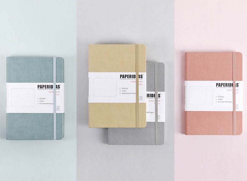 Paperideas A6 dot grid notebook 188 pages / hardcover dot Etsy