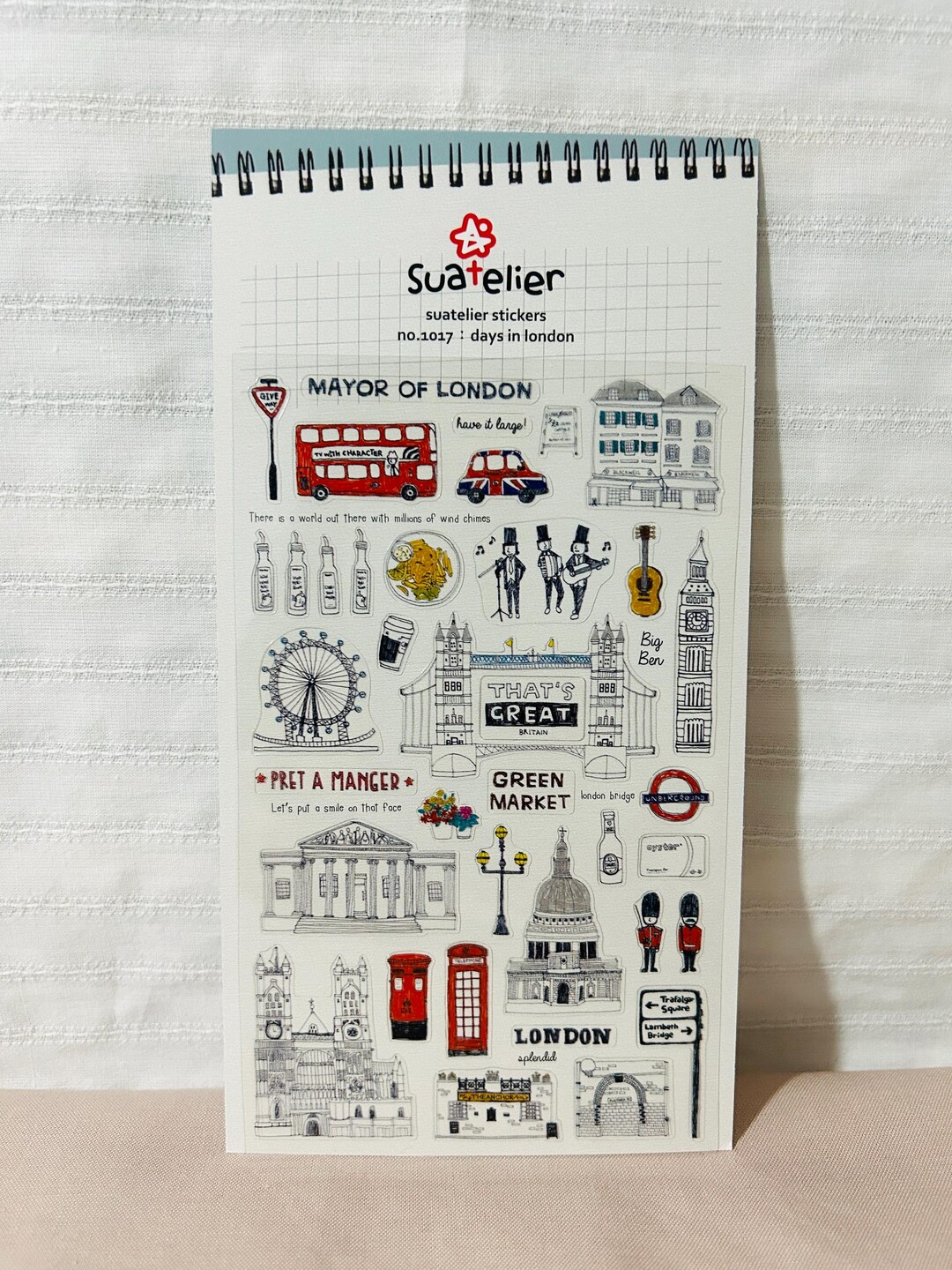 1017 Sticker Suatelier Days in London 1017, UK Travel Stickers / Daily Stickers ...