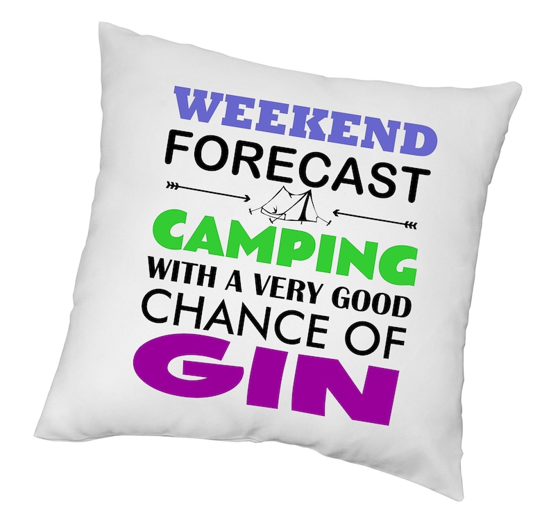 Alcohol Caravan Cushion Cover Optional Insert Pillow Camping Camper
