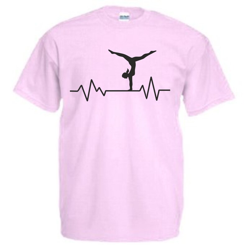 Unisex Gymnastics Tee Gymnast Heartbeat T-shirt