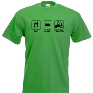 Eat Sleep Tractor T-Shirt, Farming TShirt, Farm T Shirt, Funny Farmer T Shirt