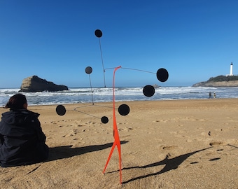 STABILE Mobile Verneuil Créations Number 8 PLANET Handmade in