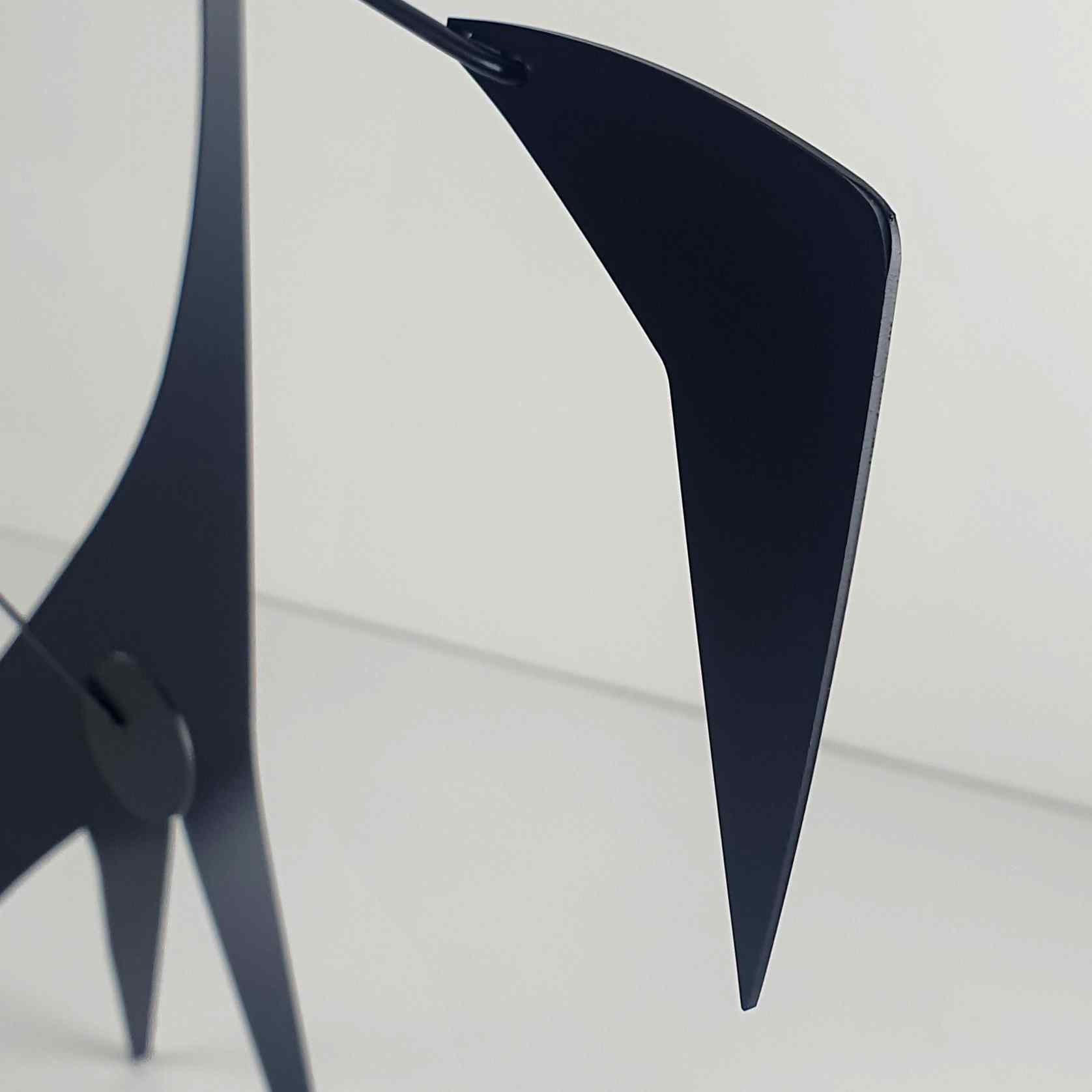 STABILE Standing Mobile Verneuil Créations Black Handmade in