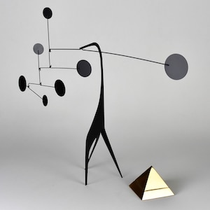 【Verneuil Créations】Number 8 ブラック Mobile STABILE Standing Mobile Verneuil Créations Black Handmade in