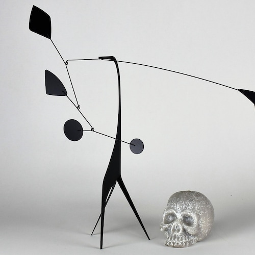 【Verneuil Créations】Number 8 ブラック Mobile STABILE Standing Mobile Verneuil Créations Black Handmade in