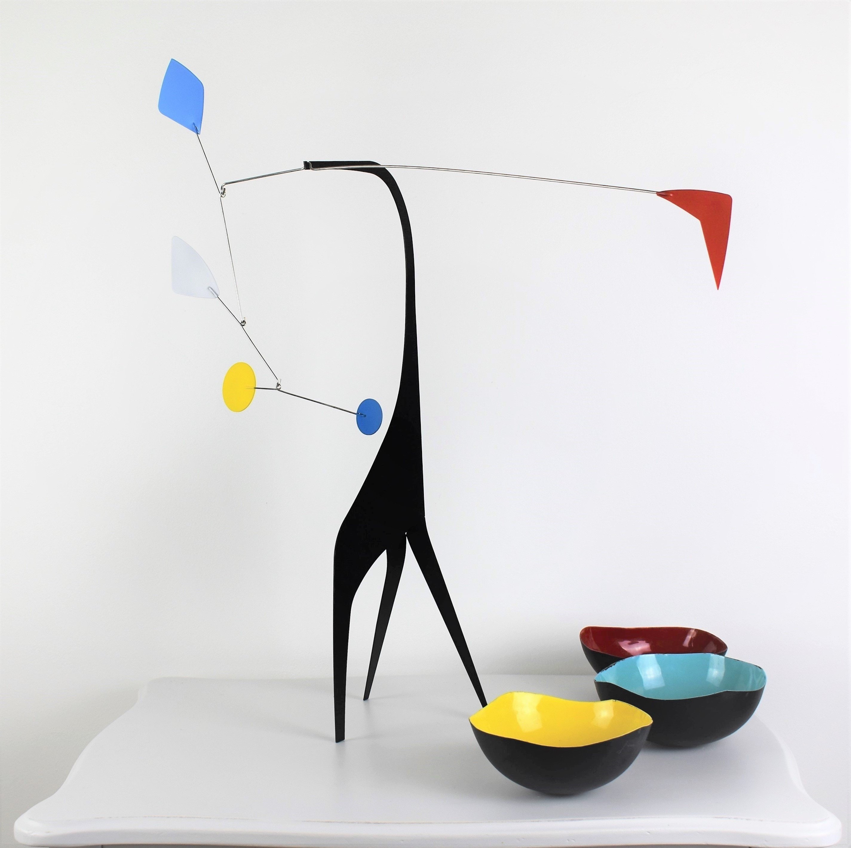 【Verneuil Créations】Number 8 ブラック Mobile STABILE Standing Mobile Comet Handmade in France Mid Century