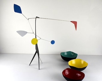 STABILE Mobile Verneuil Créations Number 10 Carbon Black Handmade