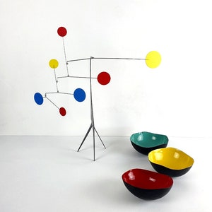 STABILE Standing Mobile Comet Handmade in France Mid Century