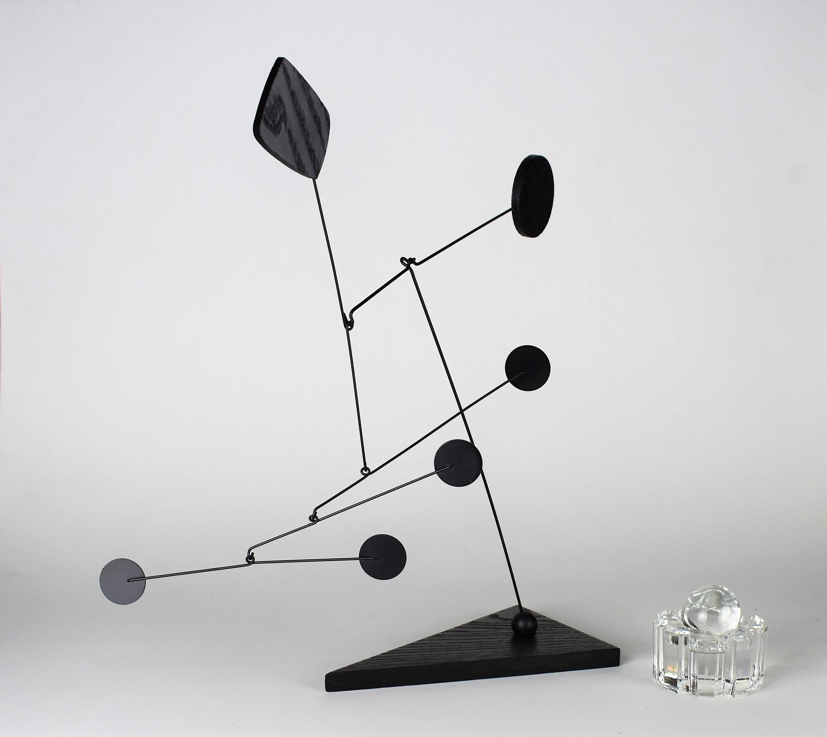 Stabile Mobile Verneuil Créations Number 10 Carbon Black Handmade in France Sculpture 100% Steel Aci