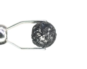 Natural Black Raw Rough Diamond , Round Diamond , Loose Diamond , Diamond For Ring, For Jewelry, Jewelry Making Black Diamond Jewelry