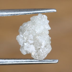 1.54ct Natural Rough White Uncut Diamond | For Uncut Rough Diamond Ring | Raw Diamond For Jewelry | Unique Gift | Antique Raw Diamond Gift