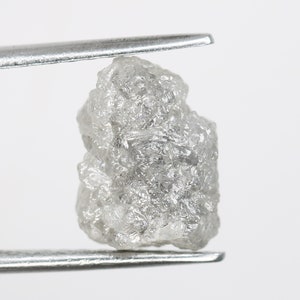 3.8Ct Natural Rough Gray Uncut Diamond | For Uncut Rough Diamond Ring | Raw Diamond For Jewelry | Unique Gift | Antique Raw Diamond Gift