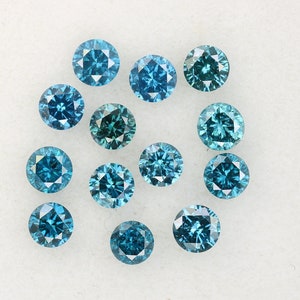 1.09 CT Fancy Blue Diamond | Natural Round Rose Cut Diamond | Unique Loose Diamond for Engagement, Wedding & Solitaire Ring