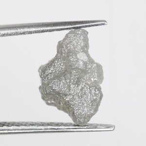 3 Ct Rough Gray Uncut Diamond | For Uncut Rough Diamond Ring | Raw Diamond For Jewelry | Unique Gift | Antique Raw Diamond Gift