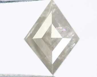 0,84 CT Kite Salz und Pfeffer Diamant, einzigartiger Schmuckstein