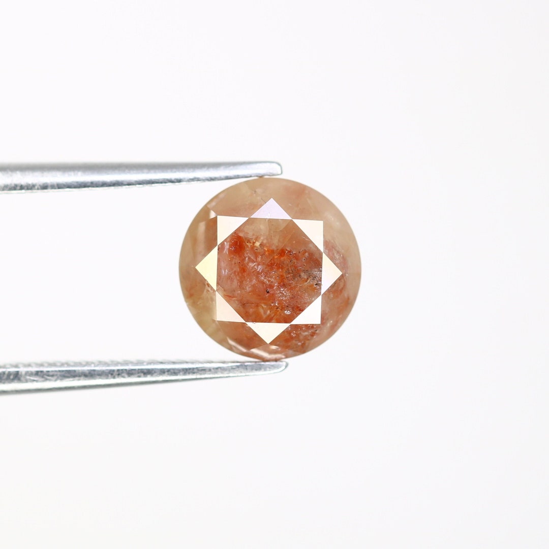 Red Rpund Diamond 2.32 Carat Round Brilliant Cut Fancy Red Diamond | Loose Gemstone - Etsy