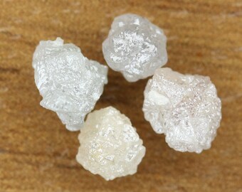 2.85 CT Raw White Grey Diamond, Loose Uncut Gemstone