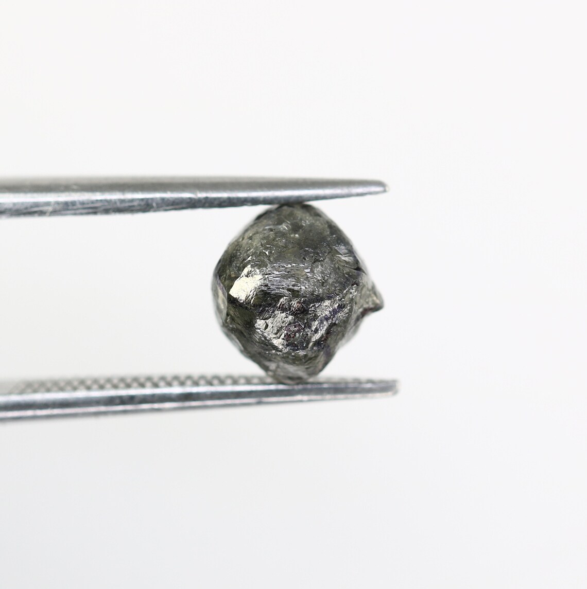 2.40 CT Uncut Rough Salt And Pepper Diamond For Engagement Etsy