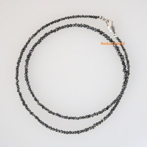 Black Diamond Beads | AAA Quality Faceted Loose Gems for Artisan Crystal Necklaces | Ideal Jewelry Making Supplies & DIY Craft Beads