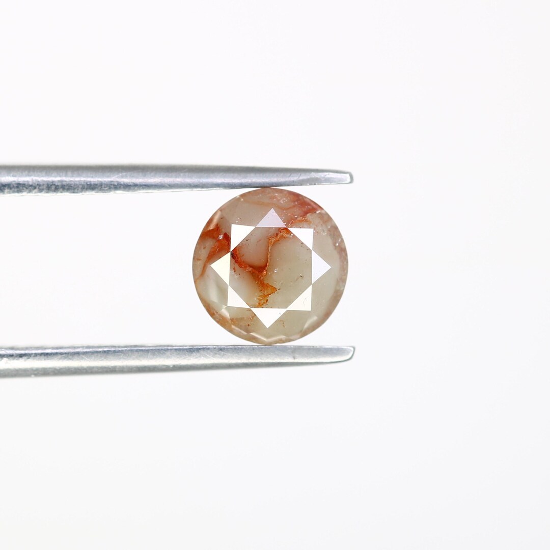 Exquisite Rustic Round Loose Diamond - Natural Gemstone for Unique ...