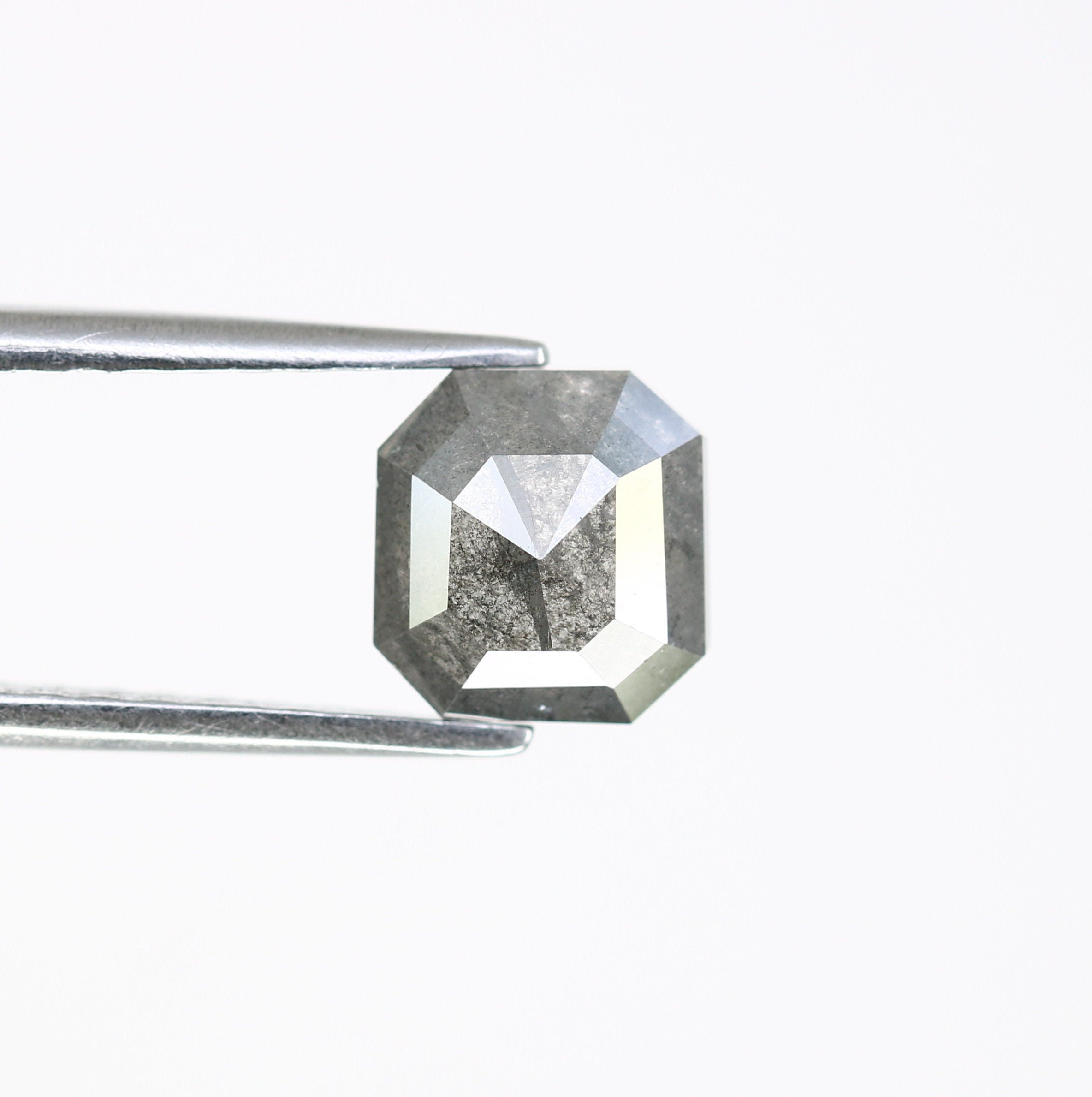 1.46 CT Salt and Pepper Diamond for Engagement Ring | Etsy