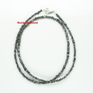 Beautiful Black Diamond Beads | AAA Quality Faceted Loose Gems for Retro & Crystal Necklaces | Unique Vintage Jewelry Craft Supplies