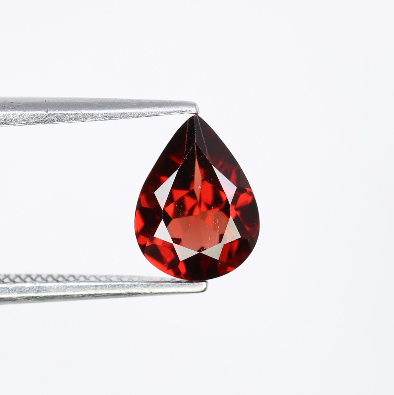 1.34 CT 天然レッドガーネットペアカボション、1 月の誕生石、ペア