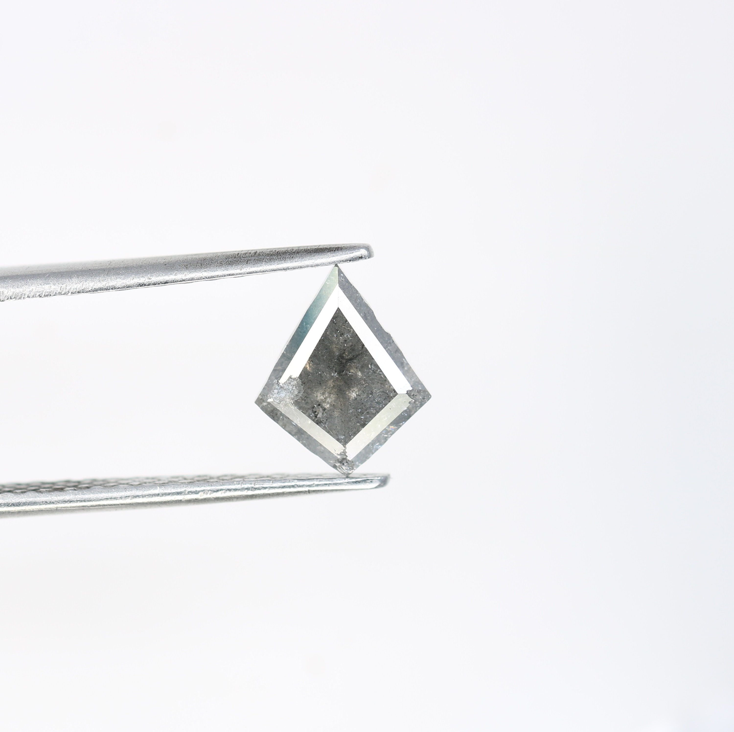 1.25 CT Kite Diamond For Salt and Pepper Engagement Ring | Etsy