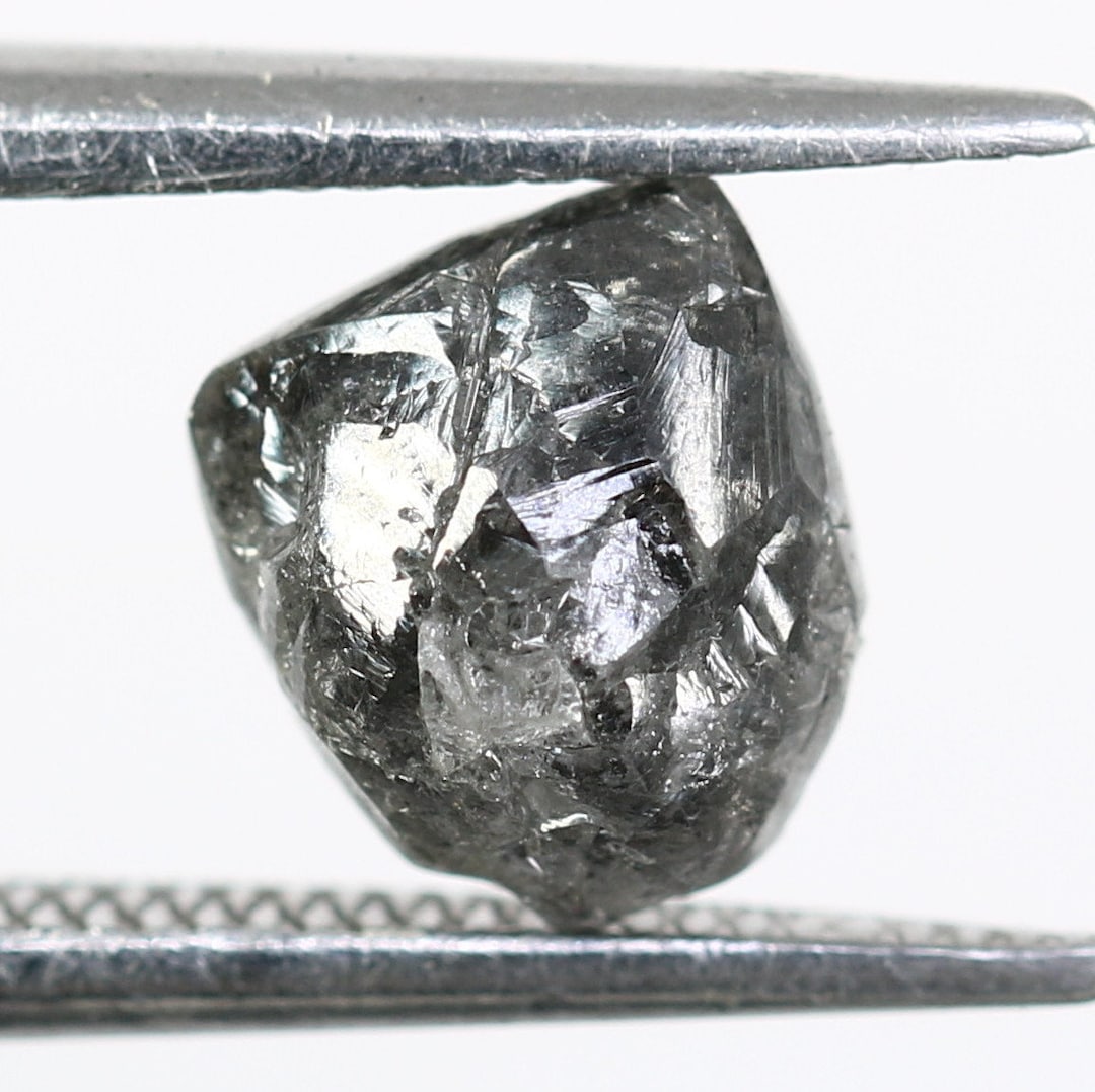 1.99ct Natural Rough Black Uncut Diamond|for Uncut Rough Diamond