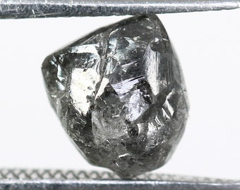 Lot De Diamants Bruts Gris Naturels 10 Carats - Taille 3 à 5 Mm - Afrique Du Sud