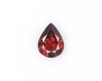 1.34 CT 天然レッドガーネットペアカボション、1 月の誕生石、ペア