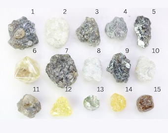 Natural Raw Diamond Gemstones Rough Diamond Lot for Jewelry Making  Loose Rough Diamonds for Gold Rings