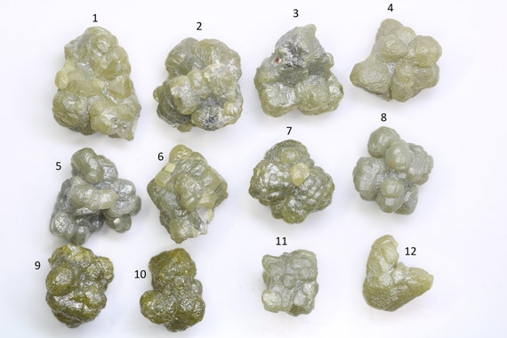 Raw Uncut Diamond Green Color Natural Loose Rough Diamonds 