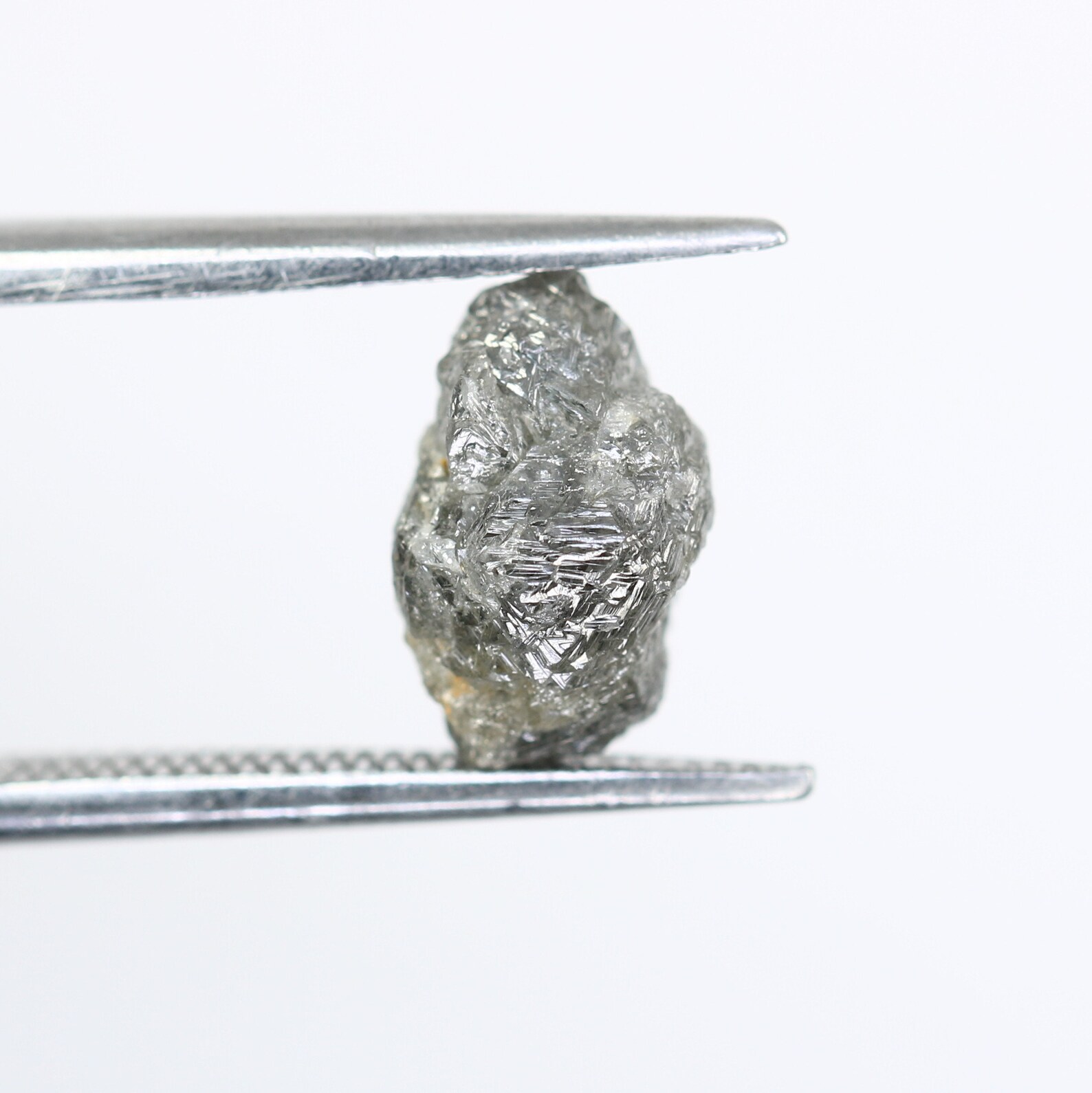 2.64 CT Raw Uncut Salt And Pepper Diamond For Engagement Ring Etsy