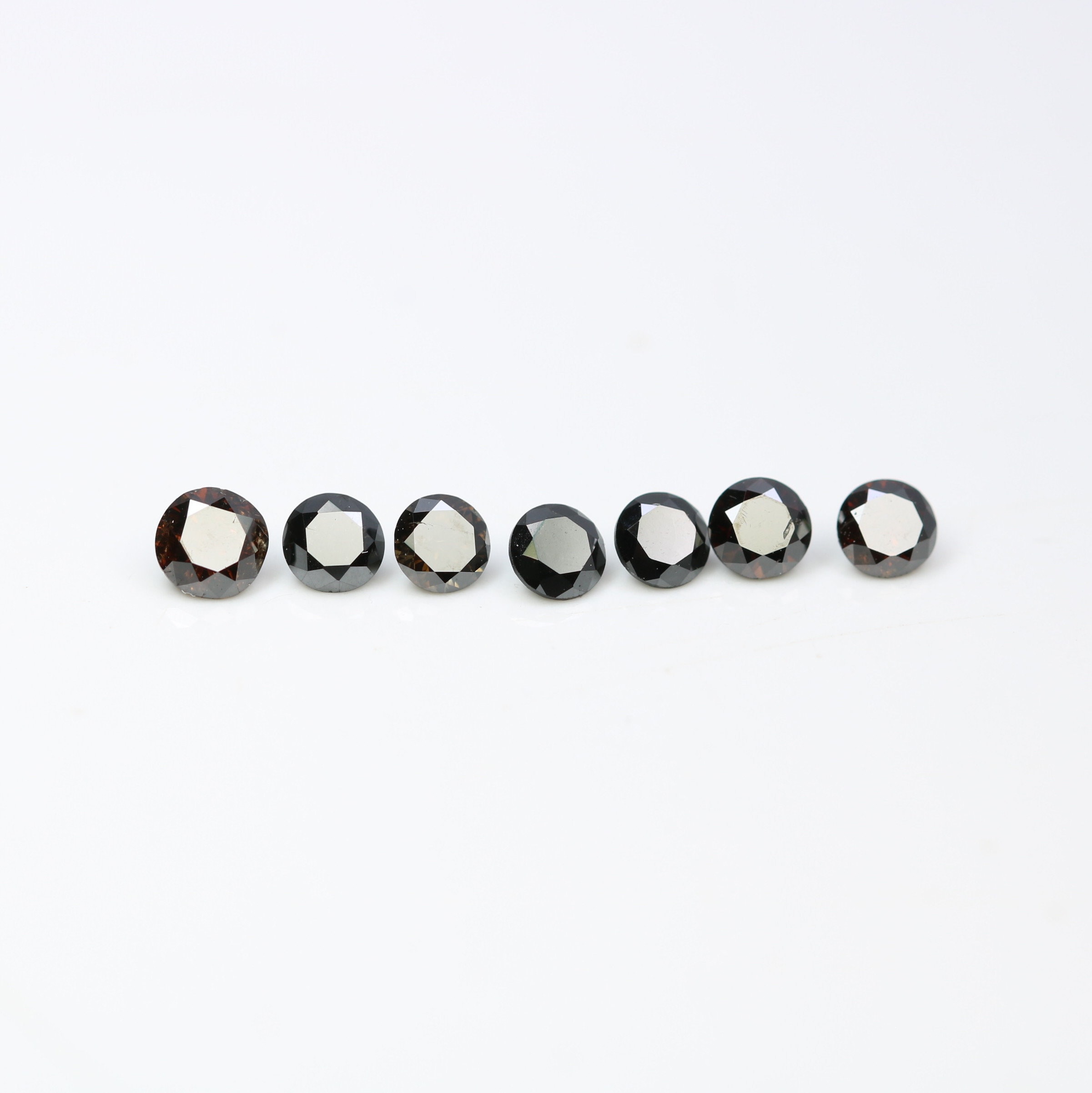 Natural Black Brilliant Cut Diamond Loose - Etsy