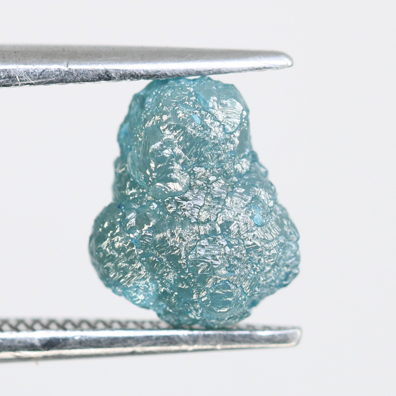 2.01 CT Blue Uncut Rough Diamond For Engagement Ring Etsy