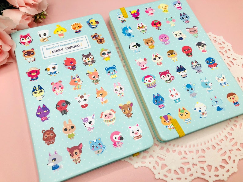 Animal Crossing Dotted Journal Notebook Etsy