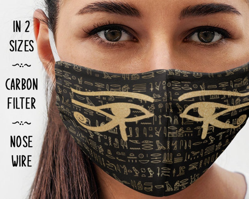 Ancient Egypt Face Mask Ancient Egyptian Eye of Horus on Etsy